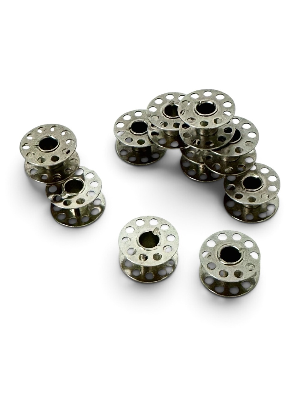 Metal Sewing Bobbins Set Of 11